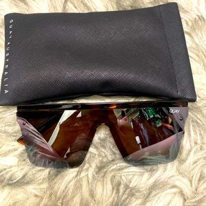 quay israelis reflective tortoise sunglasses